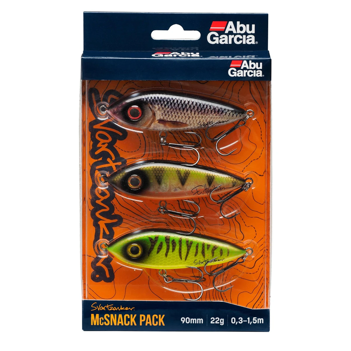 Abu Garcia Svartzonker McSnack Pack (3 Stuks) 3 Abu Garcia Svartzonker McSnack Pack (3 Stuks)