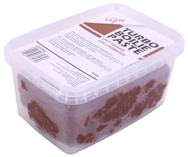 Carp Zoom Turbo Boilie Paste, 500g, Spicy Sausage - Chilli-Robin Red 4 Carp Zoom Turbo Boilie Paste, 500g, Spicy Sausage - Chilli-Robin Red - Afbeelding 2
