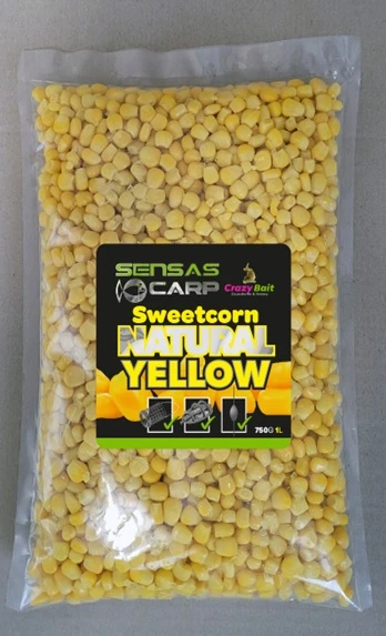 Sensas Carp Sweetcorn Natural Yellow 1000ml 3 Sensas Carp Sweetcorn Natural Yellow 1000ml