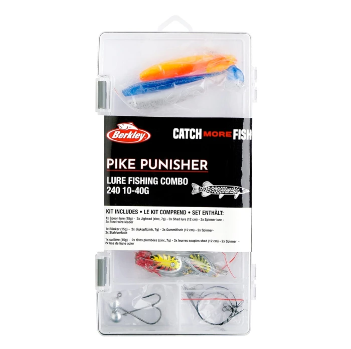 Berkley CMF Pike Punisher CB Spin Hengelset 2,40m (10-40g) (Inc. Kunstaas) 4 Berkley CMF Pike Punisher CB Spin Hengelset 2,40m (10-40g) (Inc. Kunstaas) - Afbeelding 2